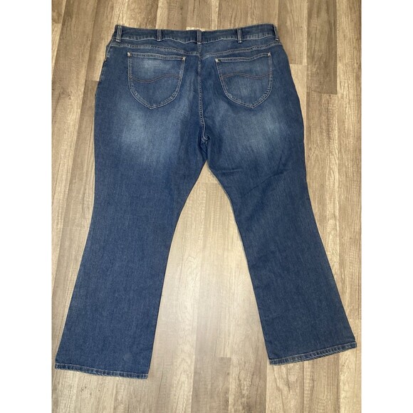 Lee Riders Mid Rise Boot 24W P Regular Fit Blue Jean Pants Denim Stretch New - Picture 5 of 7